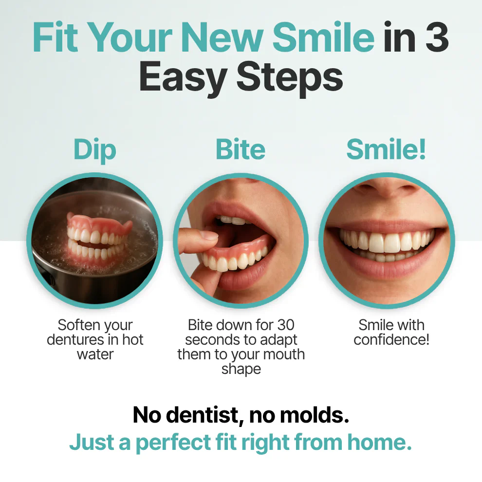 🌎Ends Today: 79% OFF! Medical Full Denture with Strong Suction